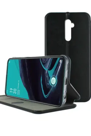 Marque Etui Pour Oppo Reno 2 - folio business avec fermeture aimantée - NOIR