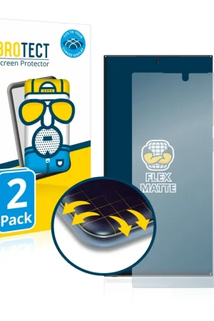 Must-Have 2 Pièces BROTECT Flex Matte Full-Cover Protection d'écran intégral mat pour Samsung Galaxy Note 20 Ultra 5G