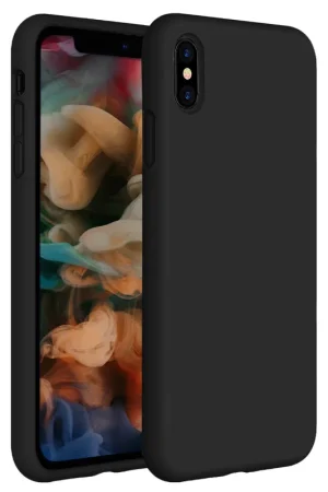 Must-Have Coverzs Coque silicone de luxe iPhone X / Xs (noir)