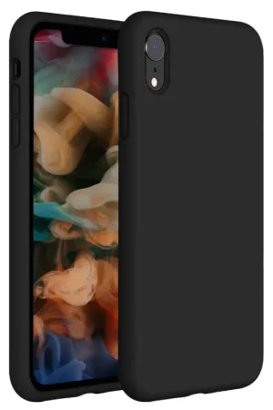 Must-Have Coverzs Coque silicone de luxe pour iPhone Xr (noir)