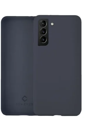 Coverzs Coque silicone de luxe Samsung Galaxy S21 Plus (bleu foncé) Vente Flash