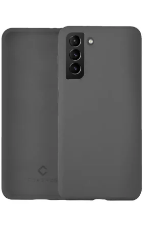 Coverzs Coque silicone de luxe Samsung Galaxy S21 Plus (gris foncé) Soldes