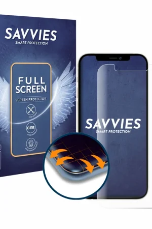 4 Pièces Savvies Full-Screen Protection Ecran pour Apple iPhone 12 Expédition Rapide