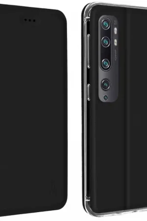 Etui pour Xiaomi MI NOTE 10 - Book case sans fenêtre Noir Top Vente