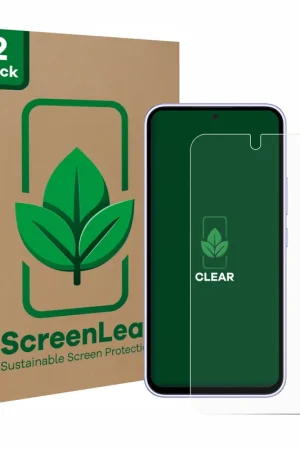 Vente Directe 2 Pièces ScreenLeaf Clear Protection d'écran durable pour Samsung Galaxy A54 5G