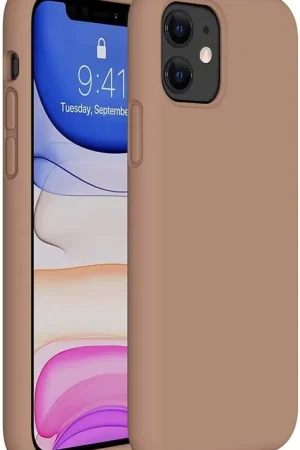 ShieldCase Coque silicone iPhone 11 (brun) Top Vente