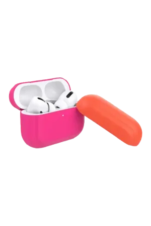Soldes Coque Silicone Airpods Pro Fuchsia Fluo Puro