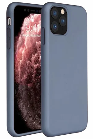 ShieldCase Coque silicone iPhone 11 Pro Max (gris lavande) Soldes