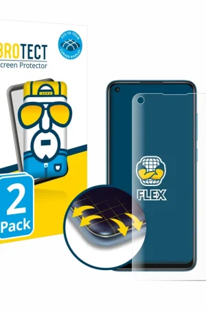 2 Pièces BROTECT Flex Full-Cover film de protection pour Xiaomi Redmi Note 9 Remise