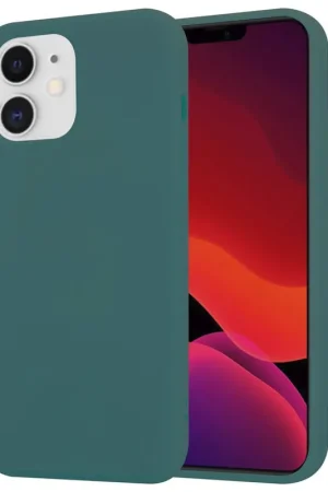 Top Vente ShieldCase Coque silicone iPhone 12 Mini (vert foncé)