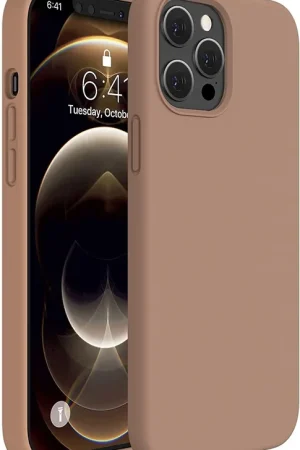 Acheter En Ligne ShieldCase Coque silicone iPhone 12 Pro (brun)