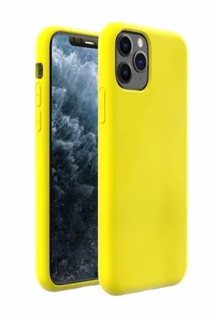 ShieldCase Coque silicone iPhone 12 Pro Max (jaune) Usine Directe