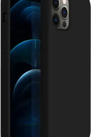 ShieldCase Coque silicone iPhone 12 Pro (noir) Offre Spéciale