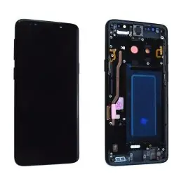 Commander Vite Écran Samsung Galaxy S9 (G960F) Noir + Châssis  Original démonté – grade A (PIEC)