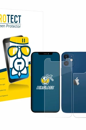 Achetez Aujourd’hui BROTECT AirGlass Protection d'écran en verre pour Apple iPhone 12 mini (Avant+Arrière)