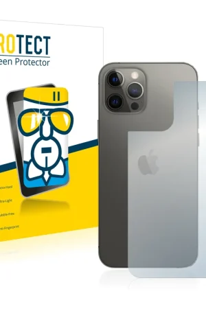 Vente Directe BROTECT AirGlass Protection d'écran en verre pour Apple iPhone 12 Pro Max (Arrière)
