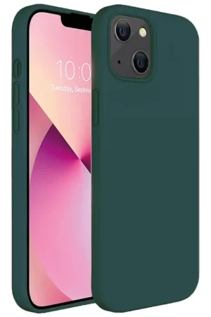 ShieldCase Coque silicone iPhone 13 Mini (vert foncé) Usine Directe