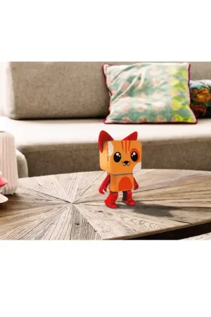Prix Choc MOB - Enceinte haut parleur BT original motif chat - Orange