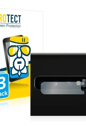 Soldes 3 Pièces BROTECT AirGlass Protection d'écran en verre pour Samsung Galaxy S10 (Caméra UNIQUEMENT)