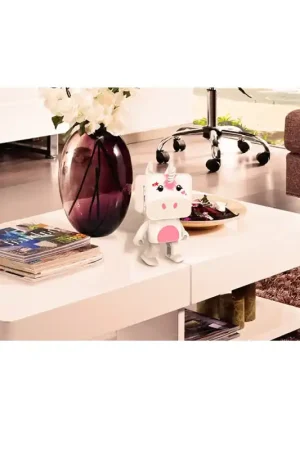 Réduction MOB - Enceinte haut parleur BT original motif licorne - Blanc