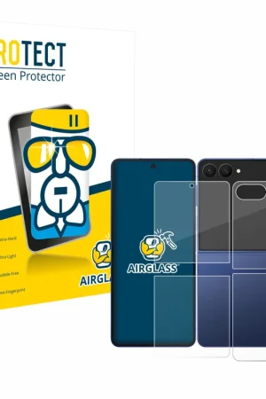 Promotion Saisonnière BROTECT AirGlass Protection d'écran en verre pour Samsung Galaxy Z Flip 7 (Avant+Arrière)