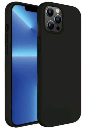 ShieldCase Coque silicone iPhone 13 Pro Max (noir) Nouveauté
