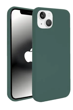 ShieldCase Coque silicone iPhone 13 (vert foncé) Haute Qualité