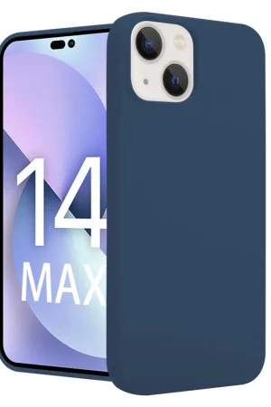 Usine Directe ShieldCase Coque silicone iPhone 14 Plus (bleu foncé)