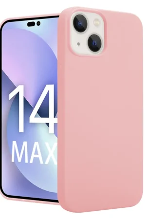 ShieldCase Coque silicone iPhone 14 Plus (rose) Nouvelle Collection