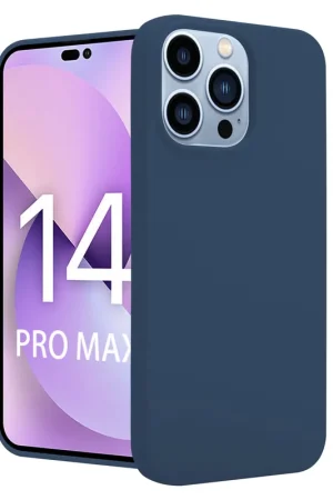 ShieldCase Coque silicone iPhone 14 Pro Max (bleu foncé) Prix Cassé
