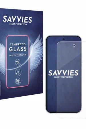 Soldes 3 Pièces Savvies Clear Protection d'écran en verre trempé pour Google Pixel 10 Pro
