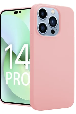 ShieldCase Coque silicone iPhone 14 Pro (rose) Vente Flash