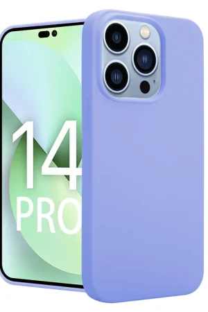 ShieldCase Coque silicone iPhone 14 Pro (violet) Must-Have