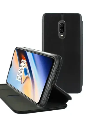 Etui pour OnePlus 7 folio Business avec fermeture aimantée  - Noir Remise