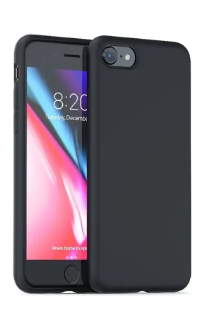Meilleure Vente ShieldCase Coque silicone iPhone SE 2020 (noir)