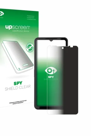 upscreen Spy Shield Clear Premium Film de protection d'écran confidentiel pour Caterpillar Cat S75 Offre Du Jour