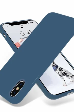 Offre Spéciale ShieldCase Coque iPhone X/Xs silicone (bleu)