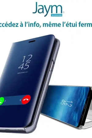 Etui pour Xiaomi Redmi Note 9 - View stand noir Meilleure Vente