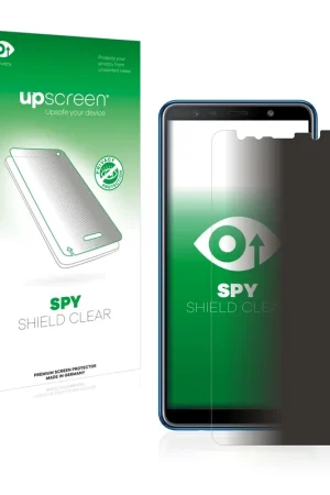 upscreen Spy Shield Clear Premium Film de protection d'écran confidentiel pour Samsung Galaxy A7 2018 Authentique