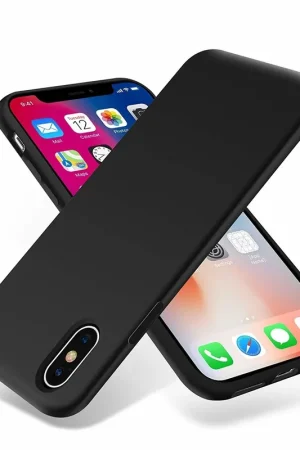 Nouveauté ShieldCase Coque silicone iPhone X/Xs (noir)