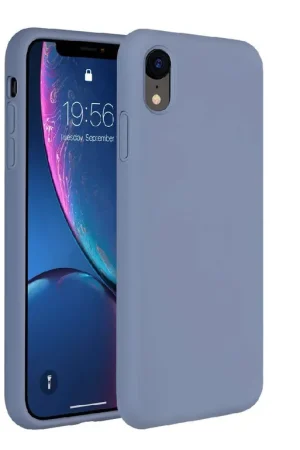 Vente Flash ShieldCase Coque silicone iPhone Xr (gris lavande)