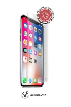 Remise Protège-écran iPhone X force Glass incurvé en verre trempé avec kit de pose