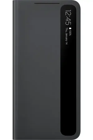 Offre Spéciale Folio Samsung Galaxy S21 et S21 5G - Clear View Cover Noir Samsung