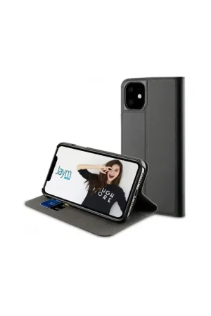 Remise Etui pour Samsung Galaxy A20e - folio stand premium noir Jaym