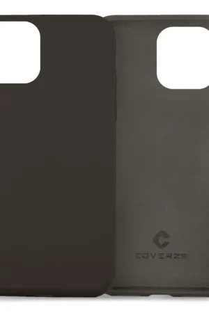 Offre Limitée Coverzs Coque silicone de luxe iPhone 13 Pro Max (gris foncé)