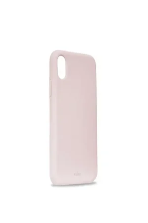 Réduction Coque semi-rigide rose Icon Puro pour iPhone X/XS