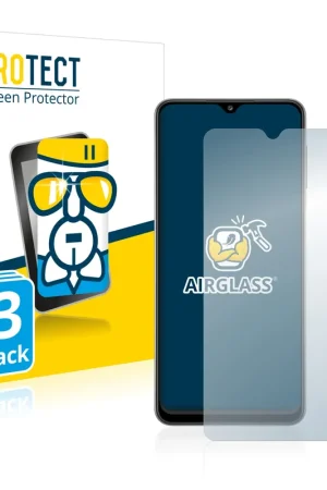 3 Pièces BROTECT AirGlass Protection d'écran en verre pour Samsung Galaxy A32 Réduction