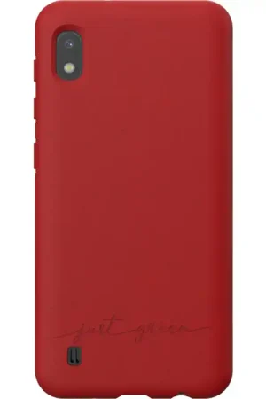 Remise Coque souple pour Samsung Galaxy A10 A105 Just Green rouge