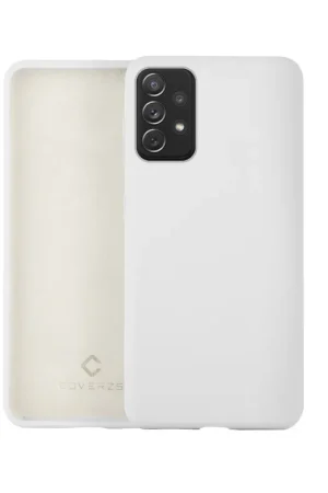 Coverzs Coque silicone de luxe Samsung Galaxy A72 (blanc) Commande En Gros
