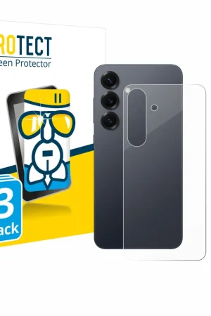 Bon Plan 3 Pièces BROTECT AirGlass Protection d'écran en verre pour Samsung Galaxy S25 (Arrière)